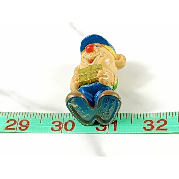 Sy The Mail Clerk Mego Clown Around Figurine 2 1/4" PVC 1981 Hong Kong Vintage - Picture 16 of 16